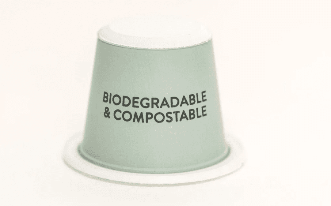 Cápsula biodegrádavel e compostável